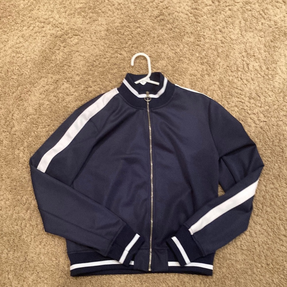 blue zara jacket